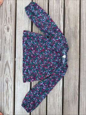 Girls size 10 Crewcuts Floral Blouse